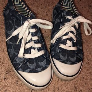 Denim Coach shoes